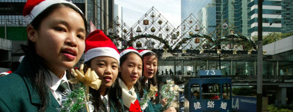 Foto: China, la primera potencia de la Navidad