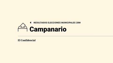 Noticia de Resultados y ganador en Campanario durante las elecciones del 28-M, escrutinio en directo