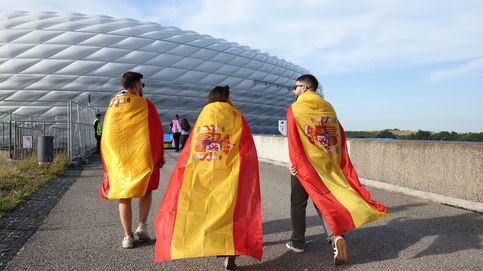 Así han iluminado el estadio de Múnich tras el España - Francia: Precioso el Allianz Arena