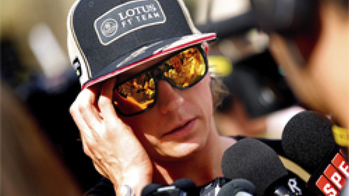 Kimi Raikkonen, a punto de caramelo para el GP de España