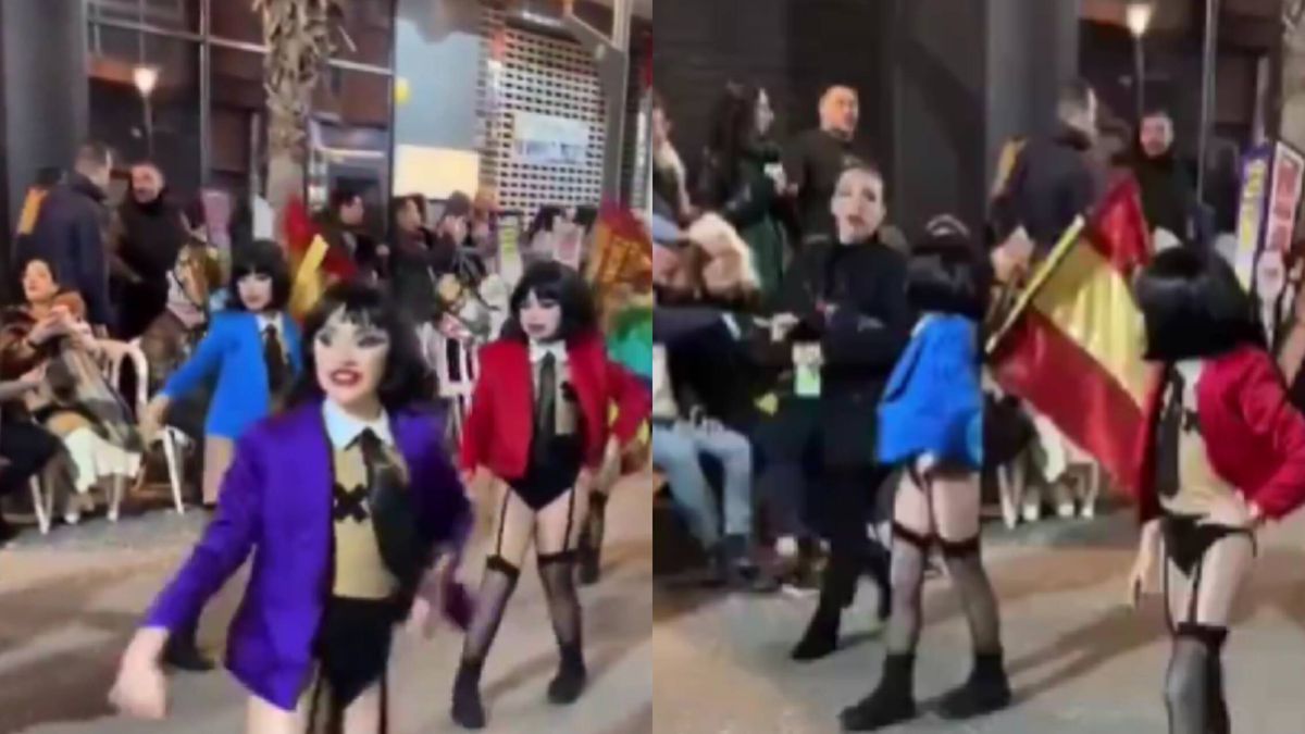 El criticado desfile de niños con ligueros en una comparsa del Carnaval de Torrevieja