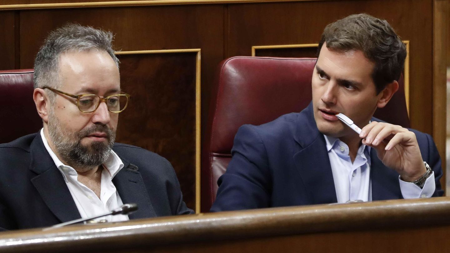 Girauta y Rivera en el Congreso. (EFE)            
