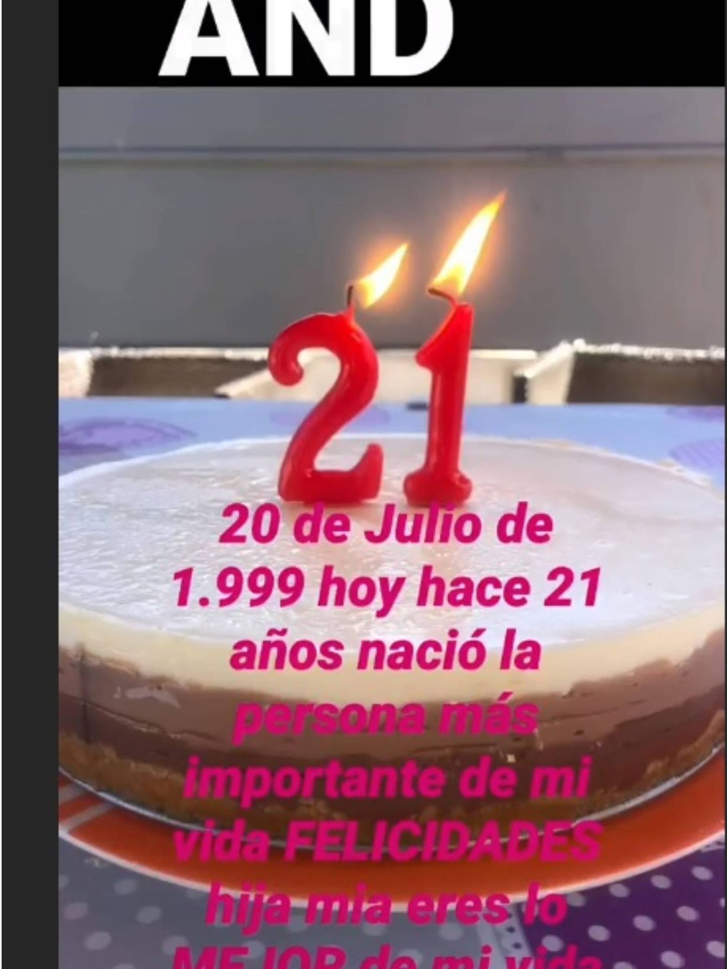 Belén Esteban felicita a su hija en Instagram. (Instagram @belenestebanmenendez)