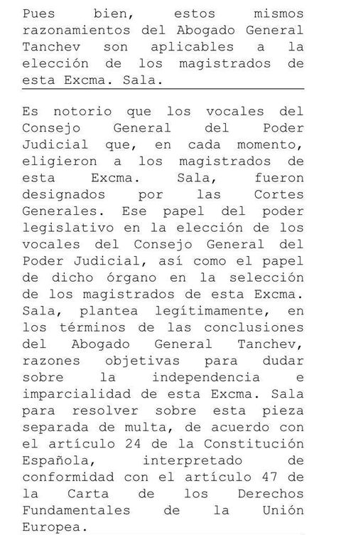 Escrito de alegaciones de Puigdemont ante el Supremo.