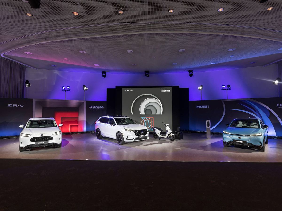 Foto: Los cuatro modelos presentados por Honda en Offenbach, Alemania. (Honda)