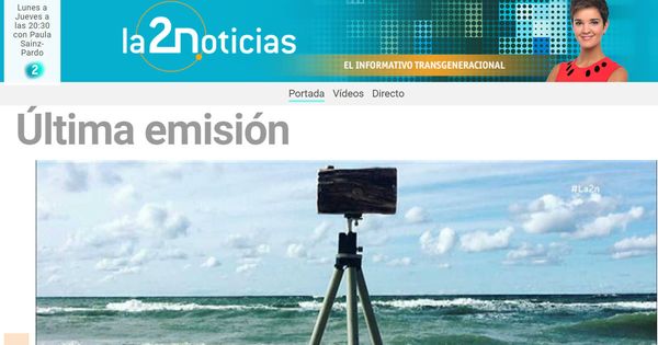 Foto: La web de TVE ya anuncia los cambios en La 2 Noticias