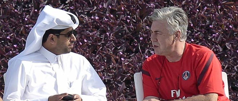 Foto: Ancelotti sigue esperando que Al-Khelaifi le encuentre un sustituto para llegar al Bernabéu