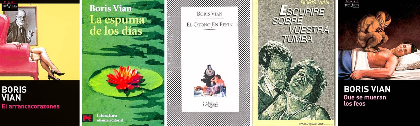 Cinco obras cumbres de Boris Vian.