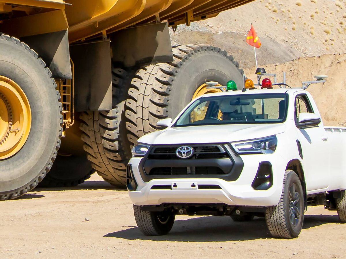 Foto: El proyecto busca mejorar la fluidez del tráfico en la minas, y reducir los riesgos. (Toyota)