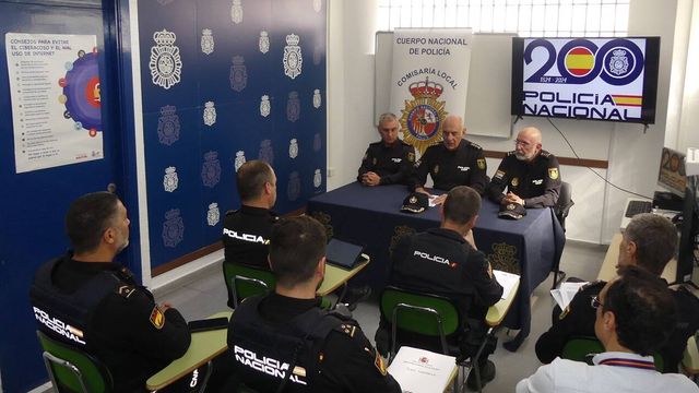 Mandos policiales de la provincia y Marbella durante la elaboración del Plan Marbella. (Policía Nacional)