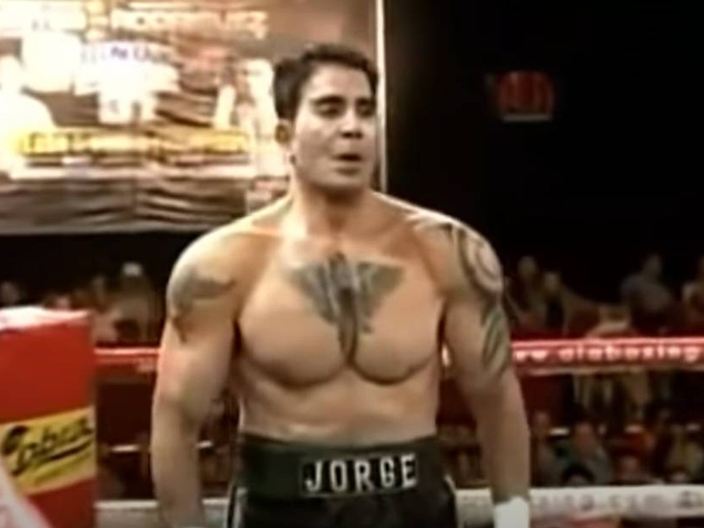 Jorge Kahwagi en su última pelea. (Captura YouTube)