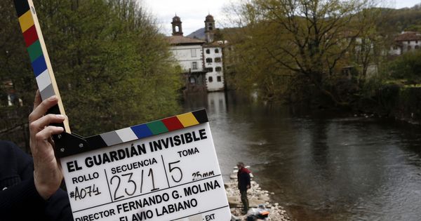Foto: Rodaje de la película 'El guardian invisible'. (EFE)