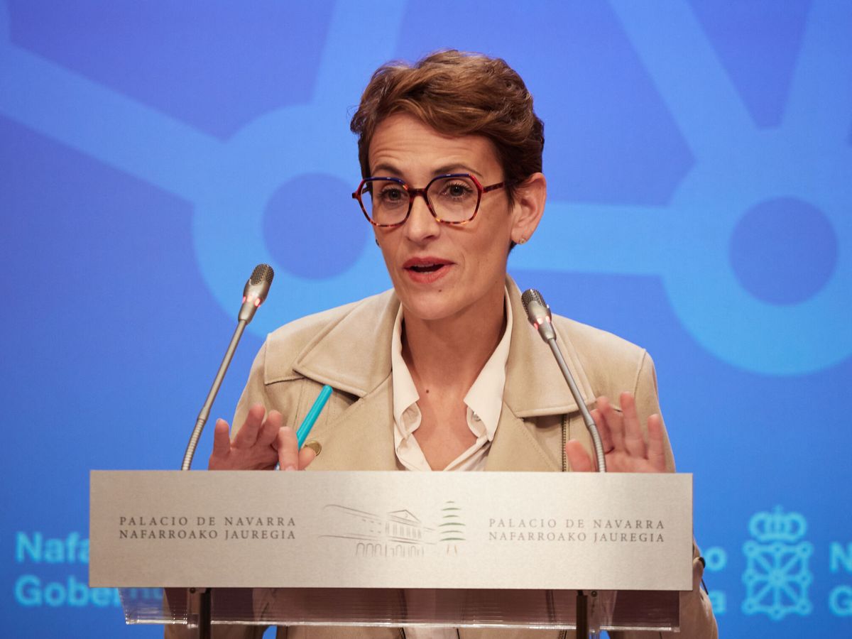 Foto: María Chivite, presidenta de Navarra. (Europa Press/Eduardo Sanz)