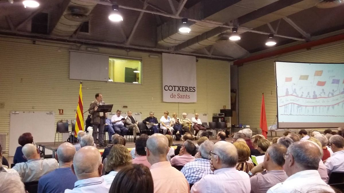 La vieja izquierda sale del armario contra el 1-O: "Unidad con los trabajadores de España"