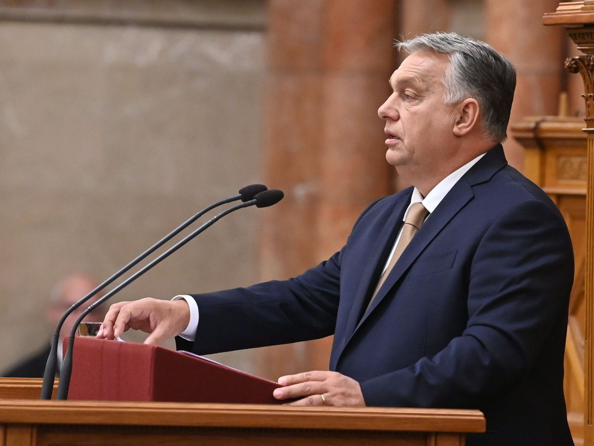Foto: Viktor Orbán en una imagen de este lunes. (EFE/Mathe)