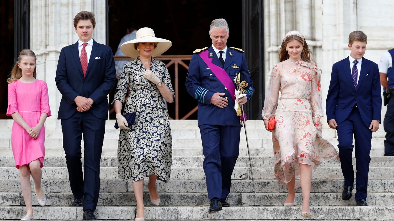 Foto: La familia real de Bélgica, al completo. (Reuters)