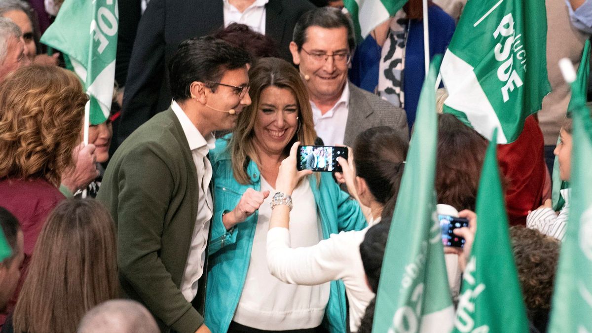 Díaz se envuelve en 'la blanca y verde': llama a llenar las urnas "contra los insultos"