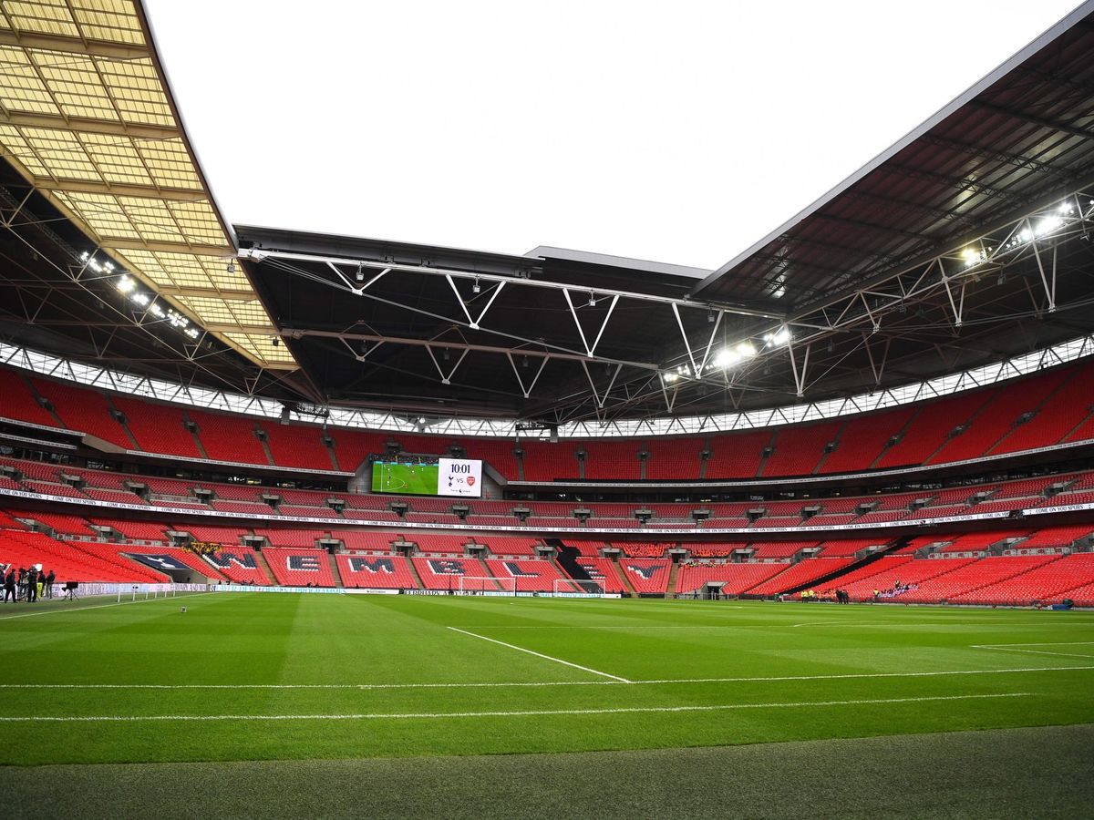 Foto: Vista general del estadio de Wembley. (EFE)
