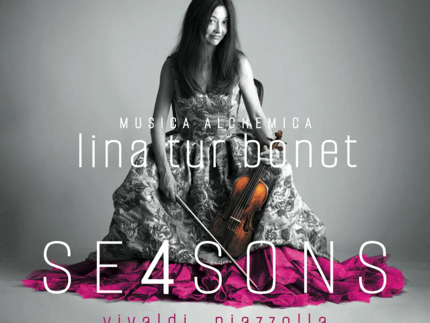 Carátula de 'SE4SONS', el disco de Lina Tur sobre 'Las cuatro estaciones' de Vivaldi. 