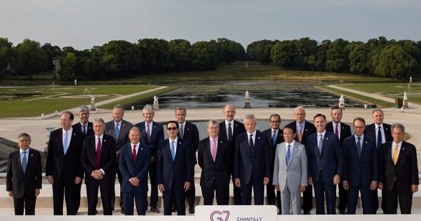 Foto: Reunión de los ministros de Finanzas del G7 en Francia. (Reuters)
