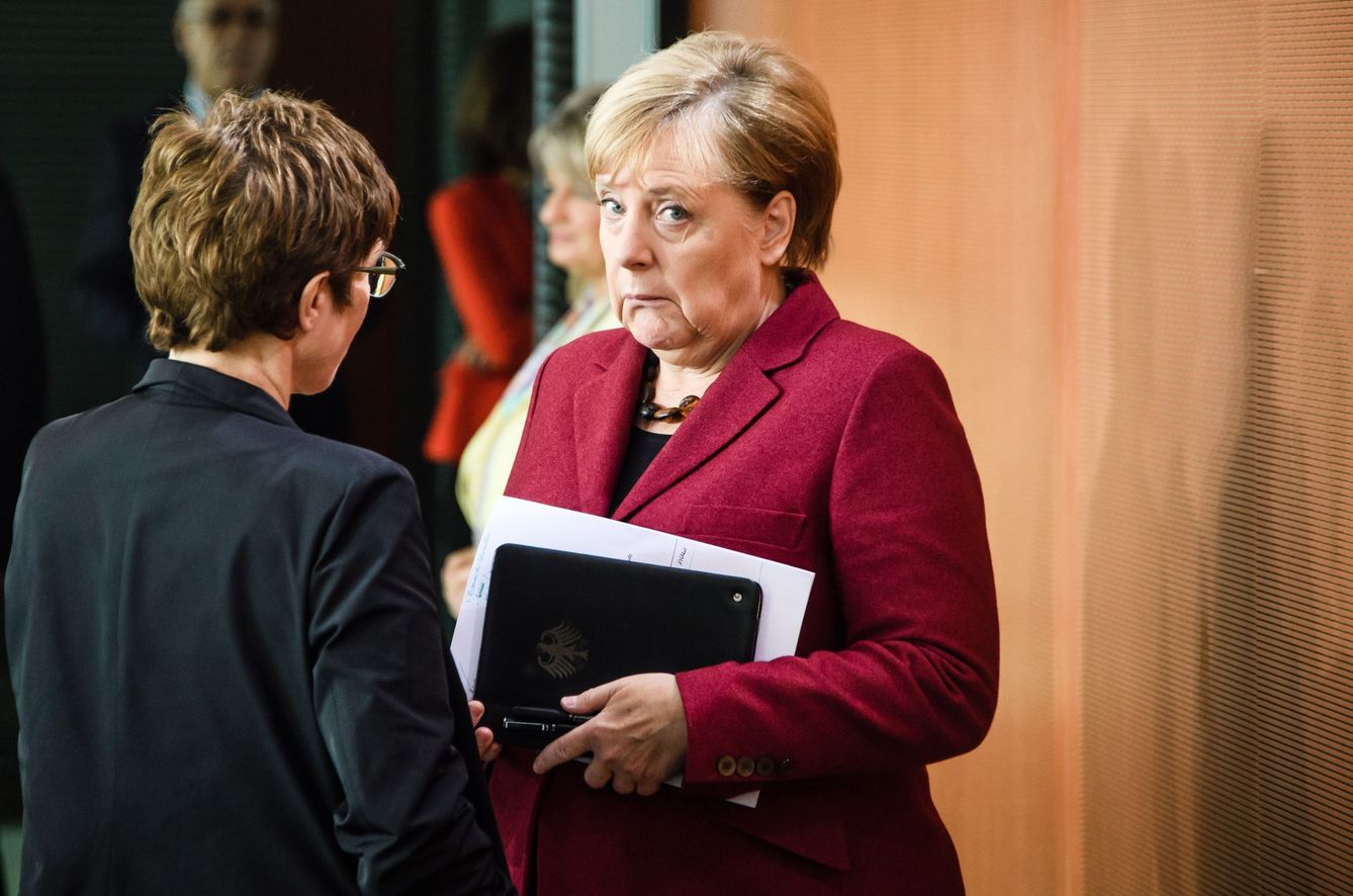 La canciller alemana, Angela Merkel (R). (EFE)