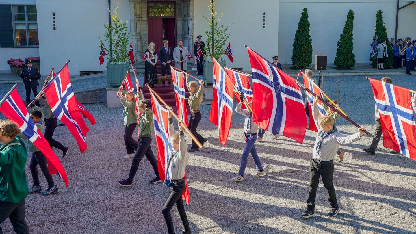 El desfile infantil noruego. (Reuters)