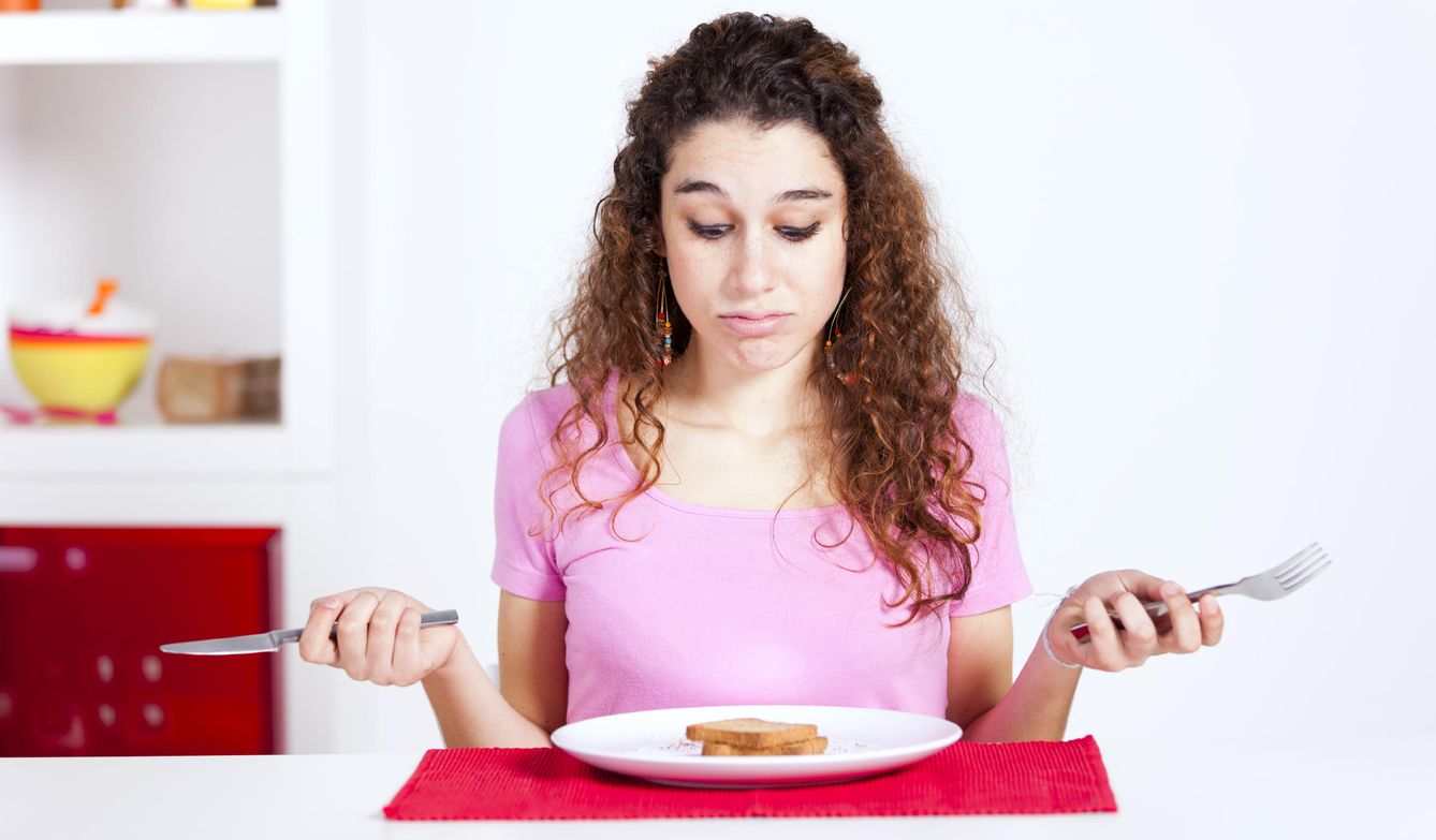 Foto: 'Pues no lo entiendo... ¿Esta miseria de desayuno me hace engordar?'. (iStock)