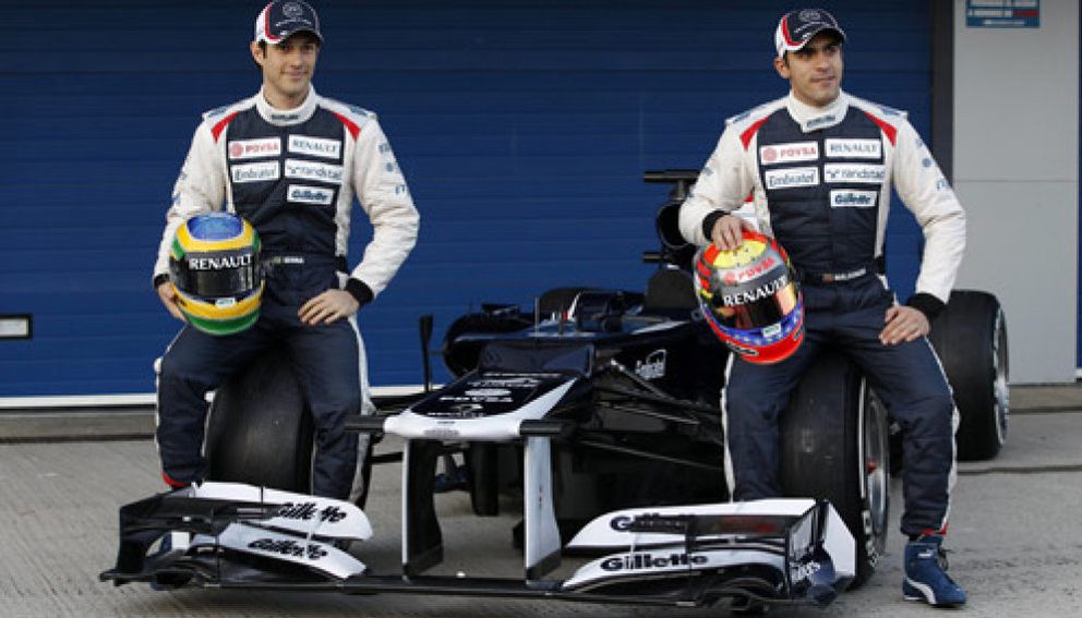 Foto: Williams presenta el FW34 que pilotarán Maldonado y Bruno Senna