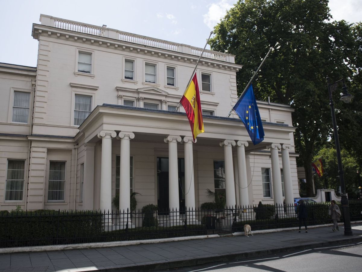 Foto: Sede de la embajada de España en Londres. (EFE)