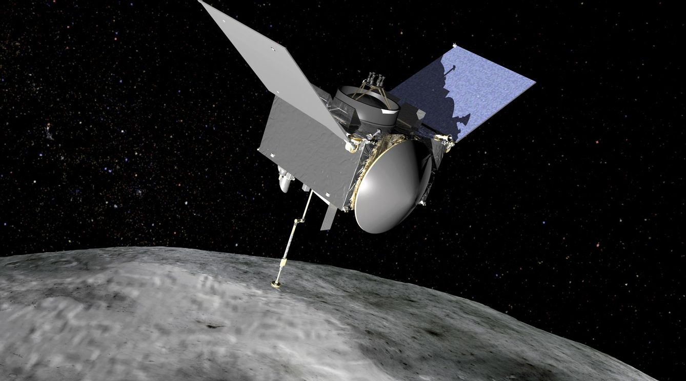 Imagen de la sonda Osiris-REx en busca del asteroide Bennu. (NASA)