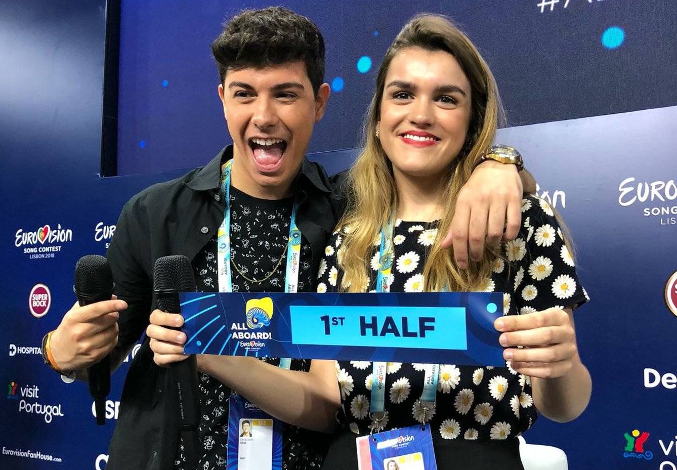 Alfred y Amaia actuarán en la primera mitad del Festival de Eurovisión 2018. (Eurovision.tv)