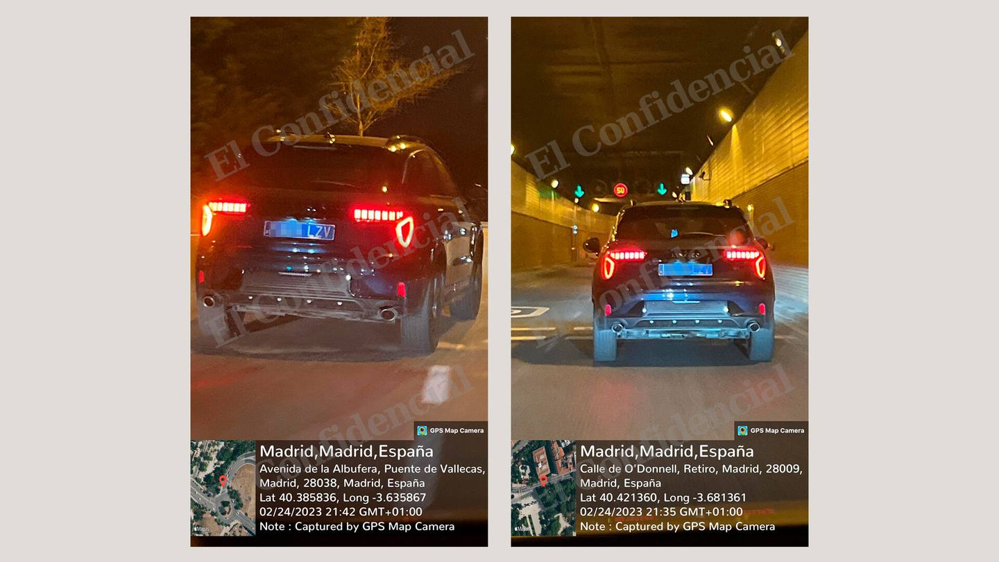 Vehículos circulando irregularmente por Madrid. (Dosier de Movea Madrid entregado a la CAM)