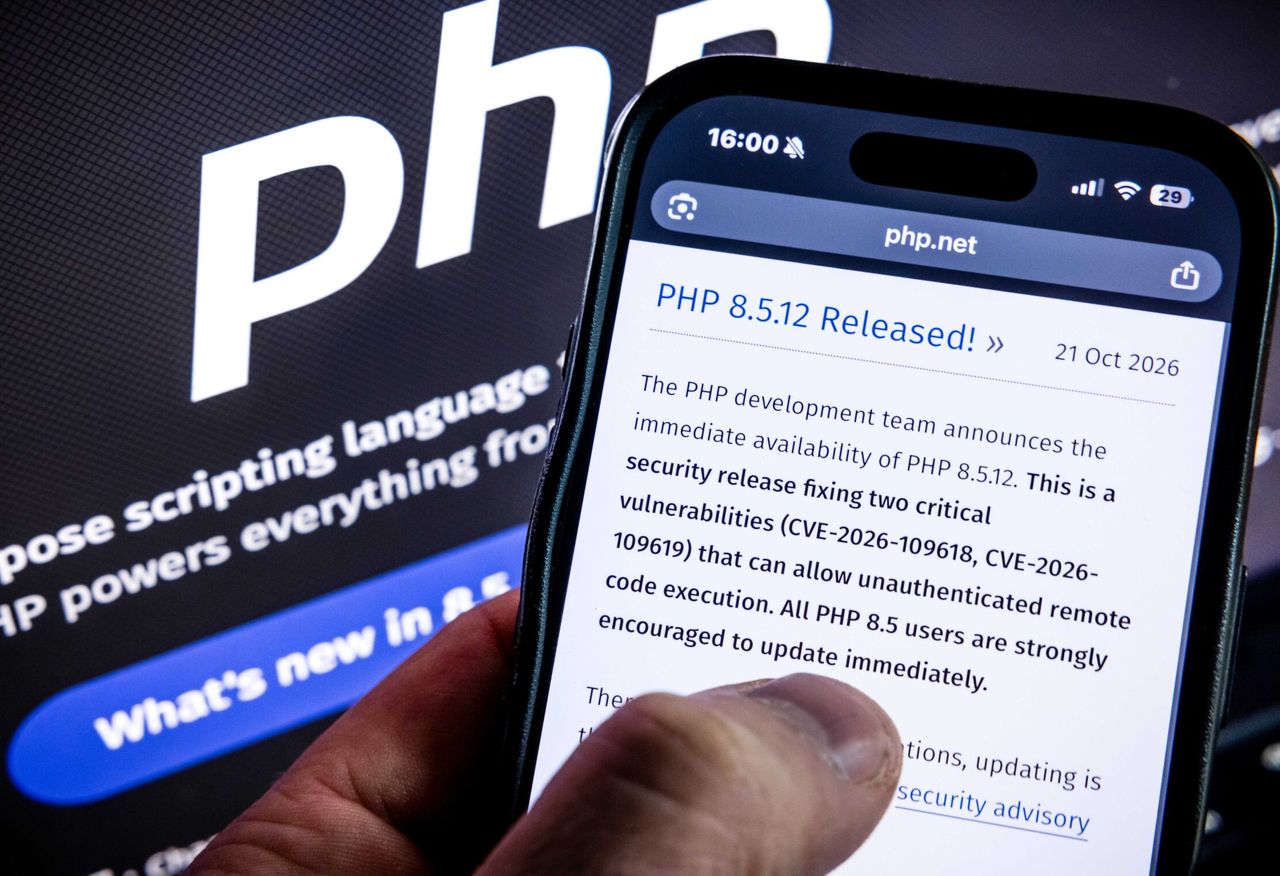 Detalle la actualización de la PHP Foundation. Foto: Europa Press