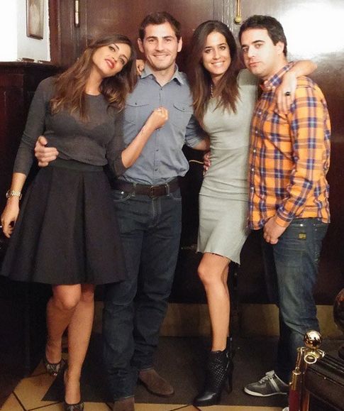 Foto: Sara Carbonero, Iker Casillas, Isabel Jiménez y su pareja (Instagram)