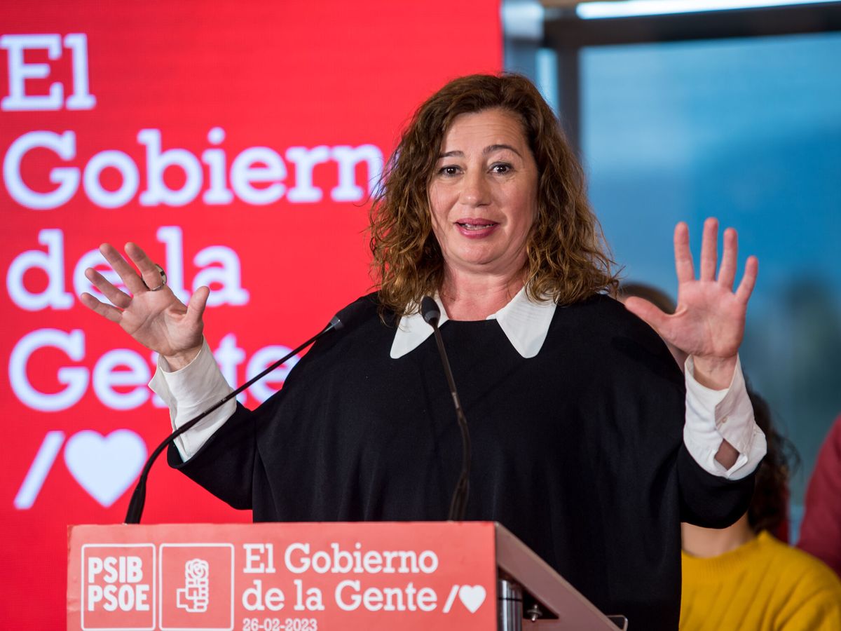 Foto: La presidenta del Gobierno de las Islas Baleares, Francina Armengol. (EFE/Atienza)