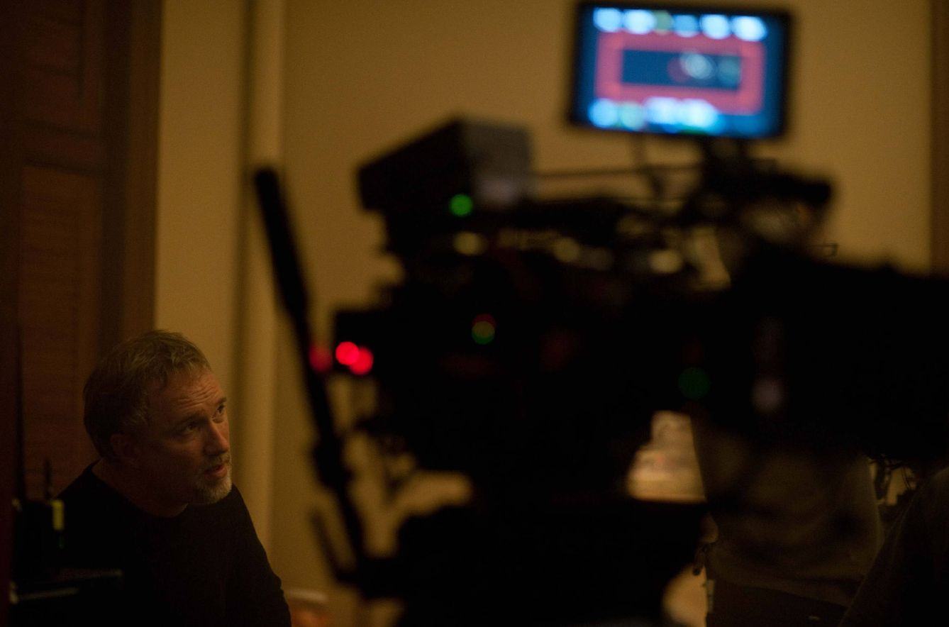 David Fincher, durante el rodaje de 'La Red Social'. (EFE)