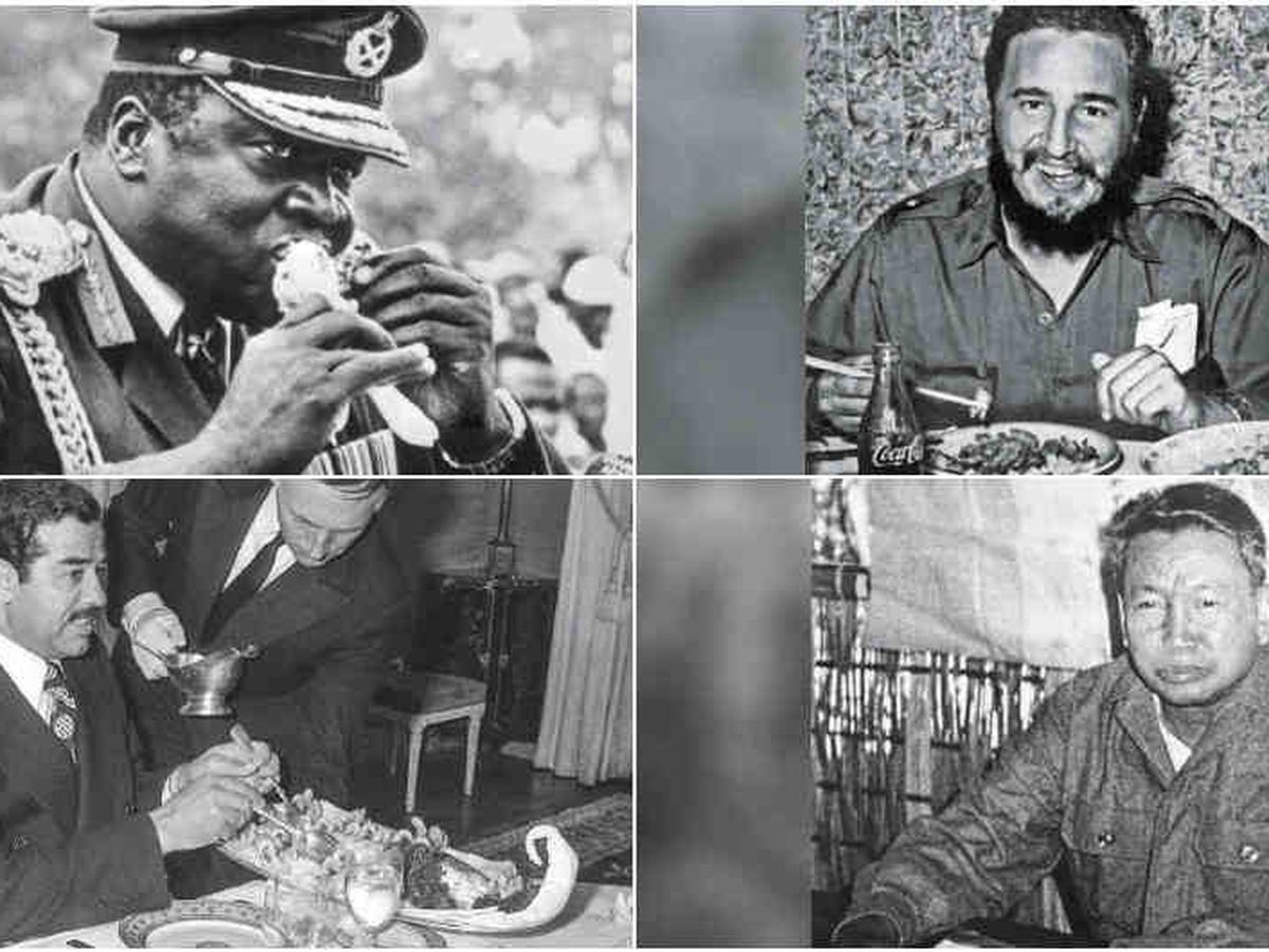 Foto: Idi Amín, Fidel Castro, Saddam Hussein y Pol Pot