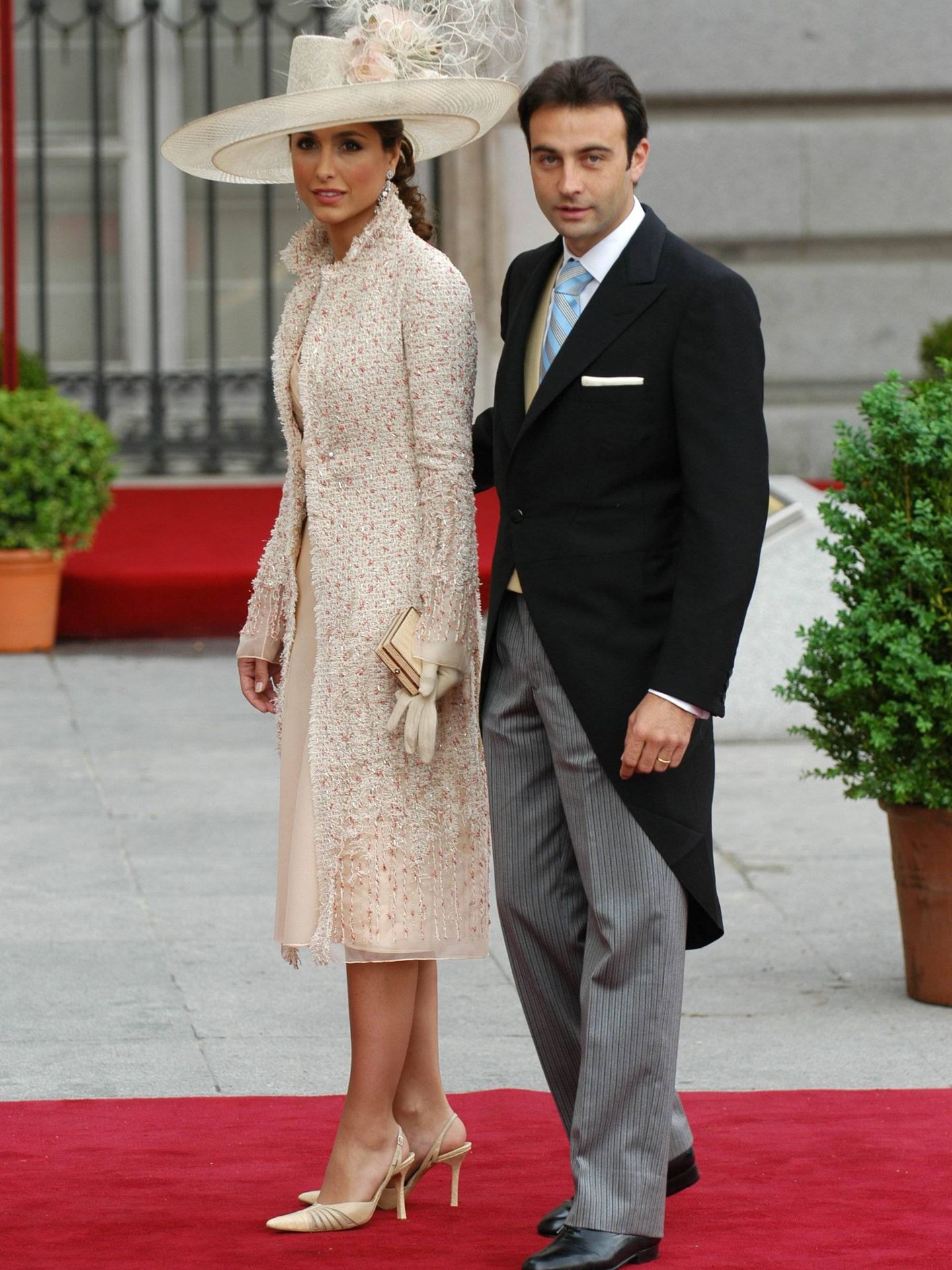 Paloma Cuevas y Enrique Ponce, en la boda de los Príncipes de Asturias. (Cordon Press)