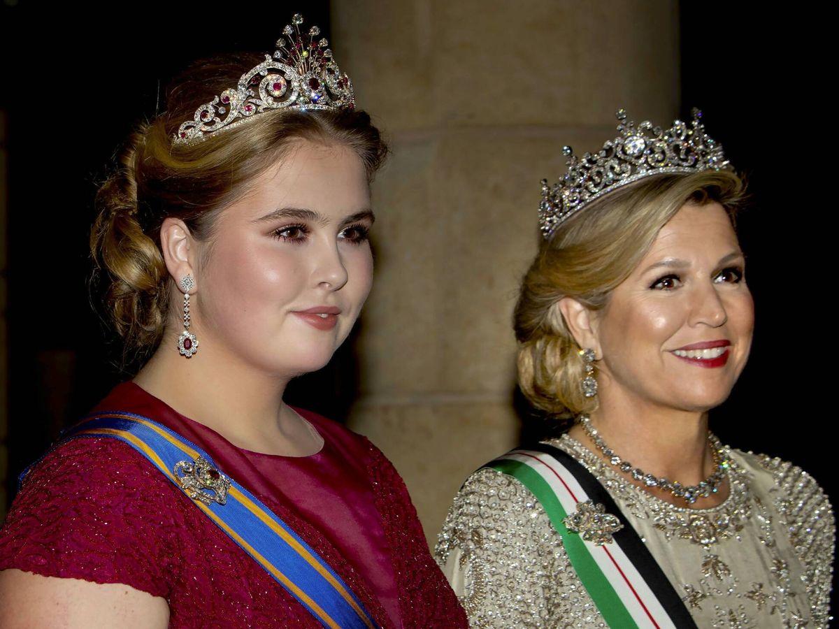 Foto: La princesa Amalia junto a la reina Máxima. (CP)