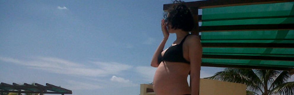 Foto: Blanca Romero vuelve a casa tras "un susto" en su segundo embarazo