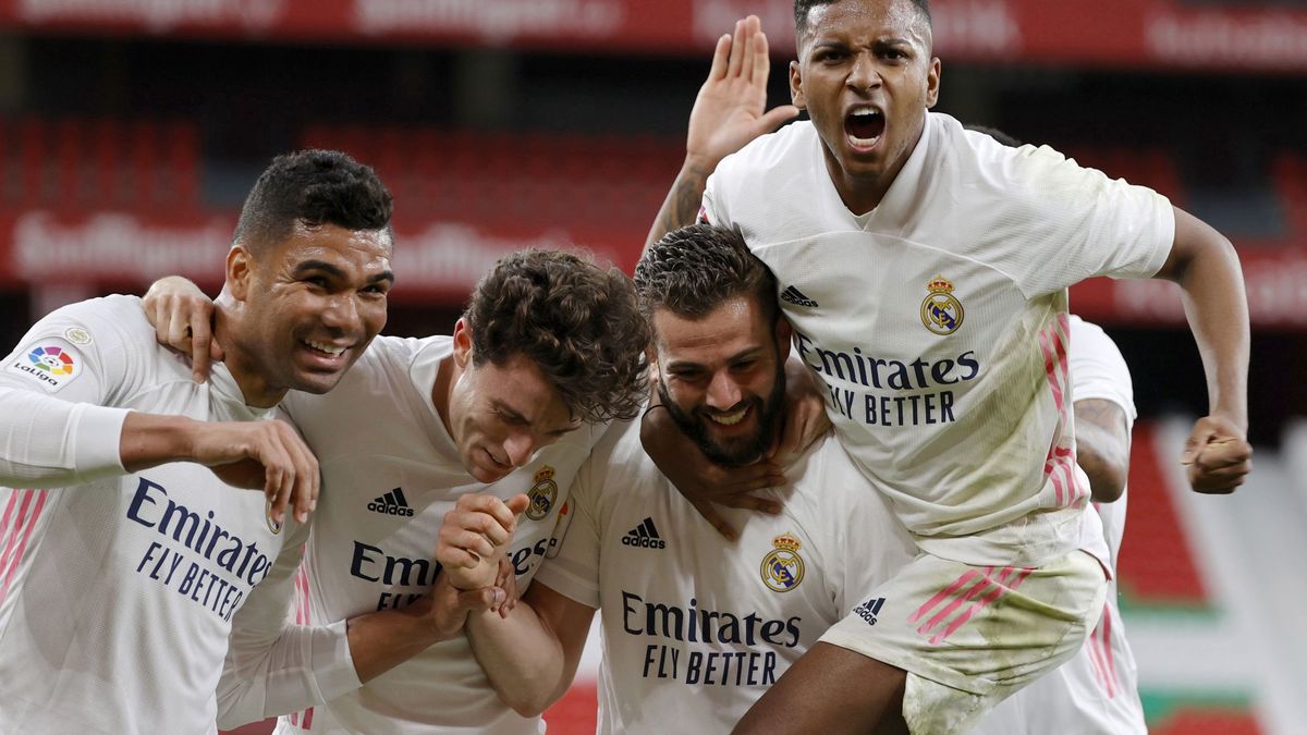 Un gol de Nacho deja al Real Madrid con la miel de la Liga en los labios (0-1)