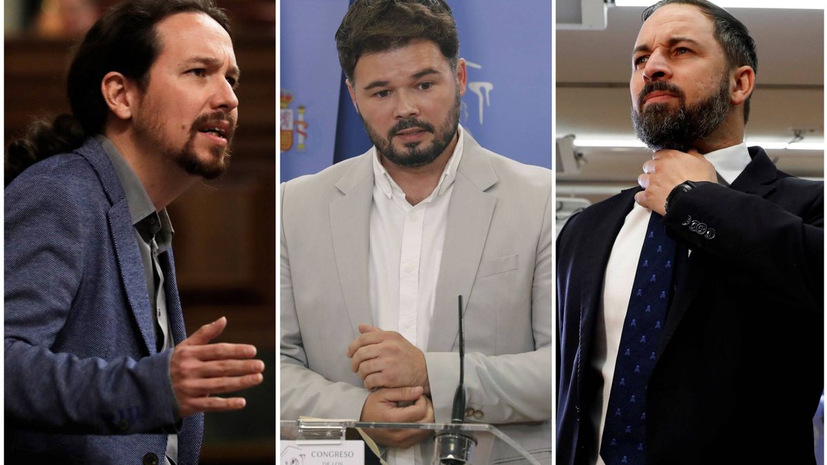 Pablo Iglesias, Abascal, Rufián... ¿Cuáles son los turnos del debate de investidura?