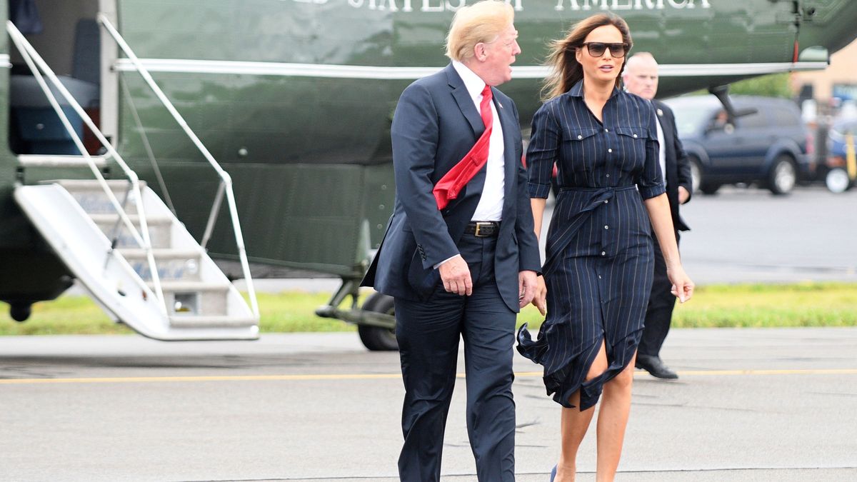 Consigue el look de moda de Melania Trump por muy poco