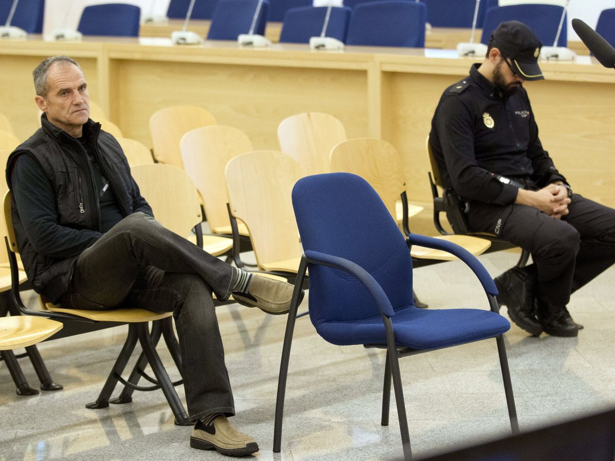Foto: El dirigente etarra Kantauri, en un juicio de la Audiencia Nacional. (EFE)