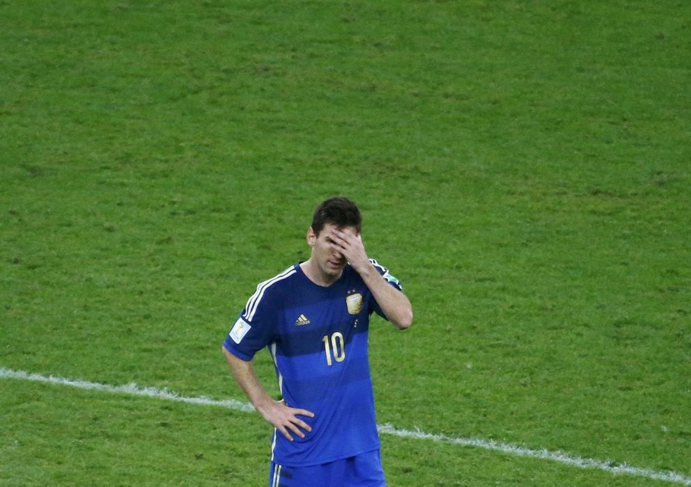 Foto: Messi se quedó a las puertas de ganar el Mundial (Reuters).