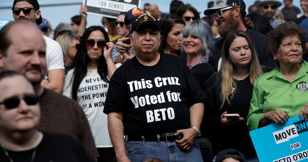 Foto: Seguidores de Beto O'Rourke, candidato demócrata por Texas, durante un mitin electoral en Austin, Texas. (Reuters) 