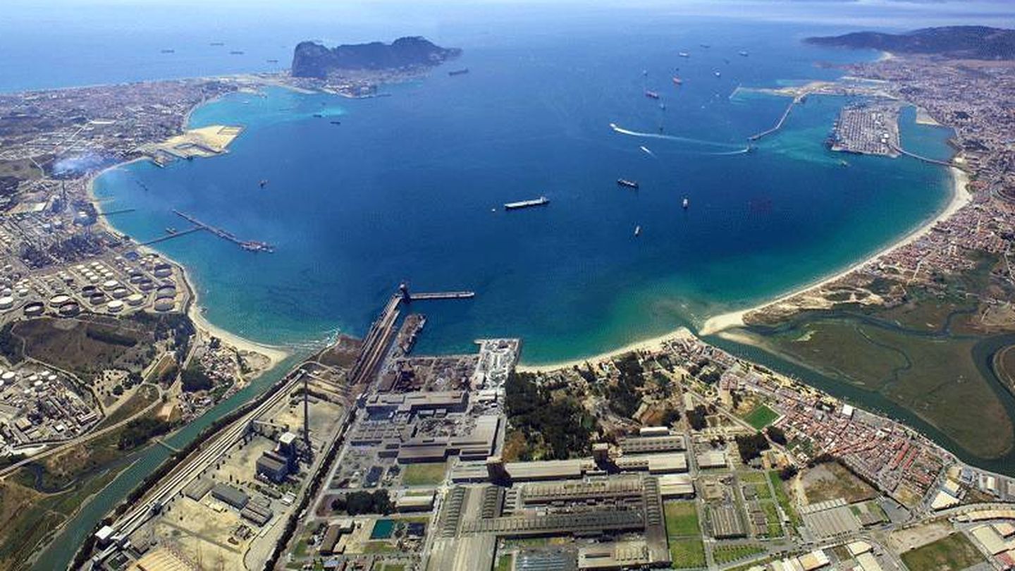 Vista de la bahía de Algeciras. (AGI)