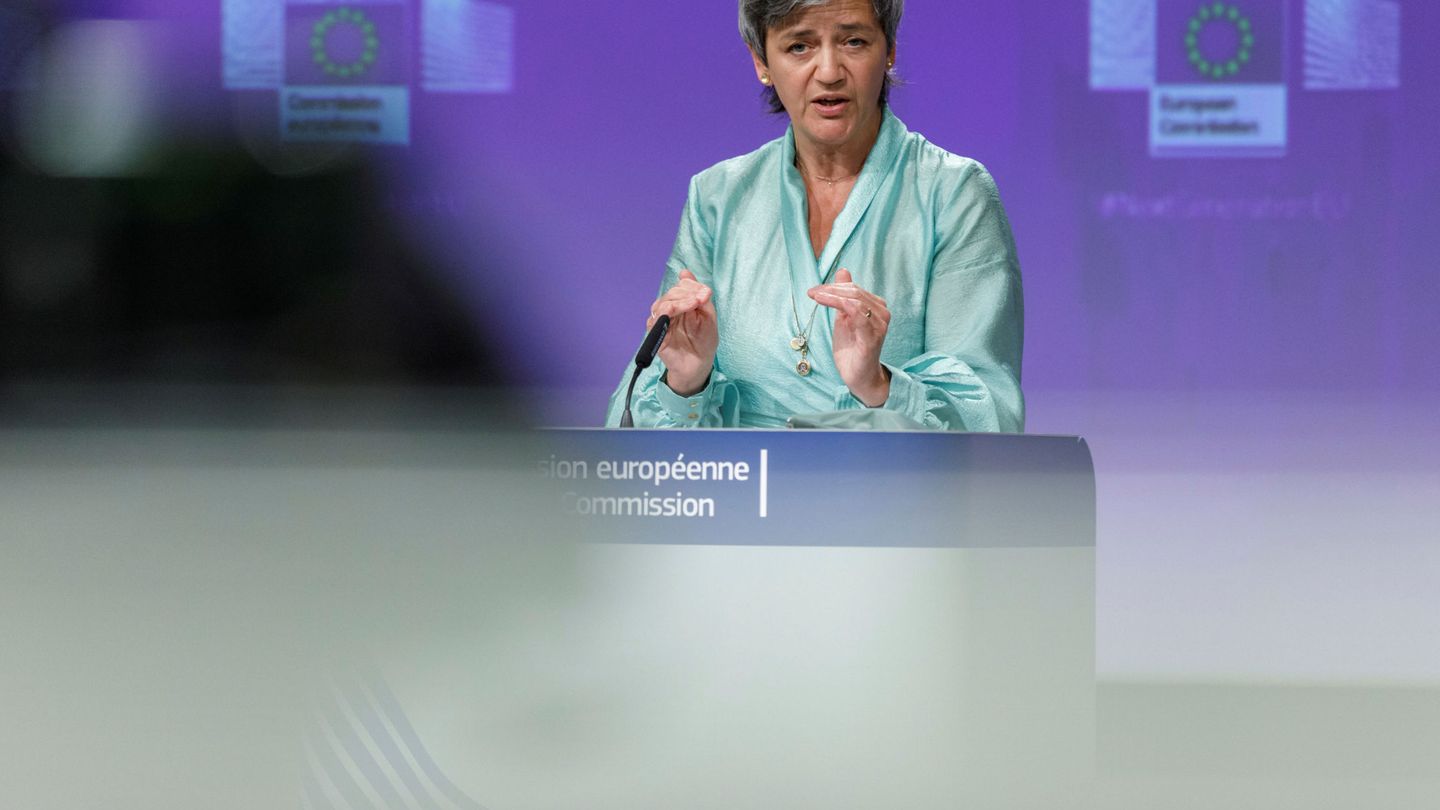 Margrethe Vestager, vicepresidenta ejecutiva de la Comisión Europea. (Reuters)