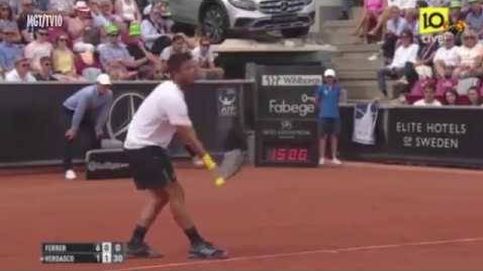 Un nazi irrumpe en un partido de tenis entre Ferrer y Verdasco
