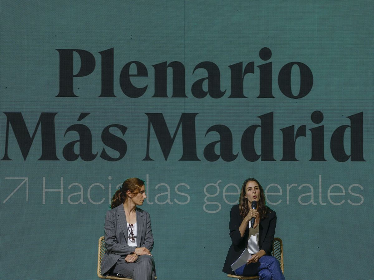 Foto: Las portavoces de Más Madrid, Mónica García (i) y Rita Maestre (d). (EFE/Juanjo Martín)